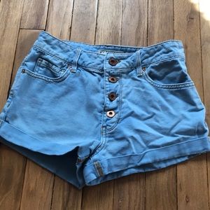denim shorts